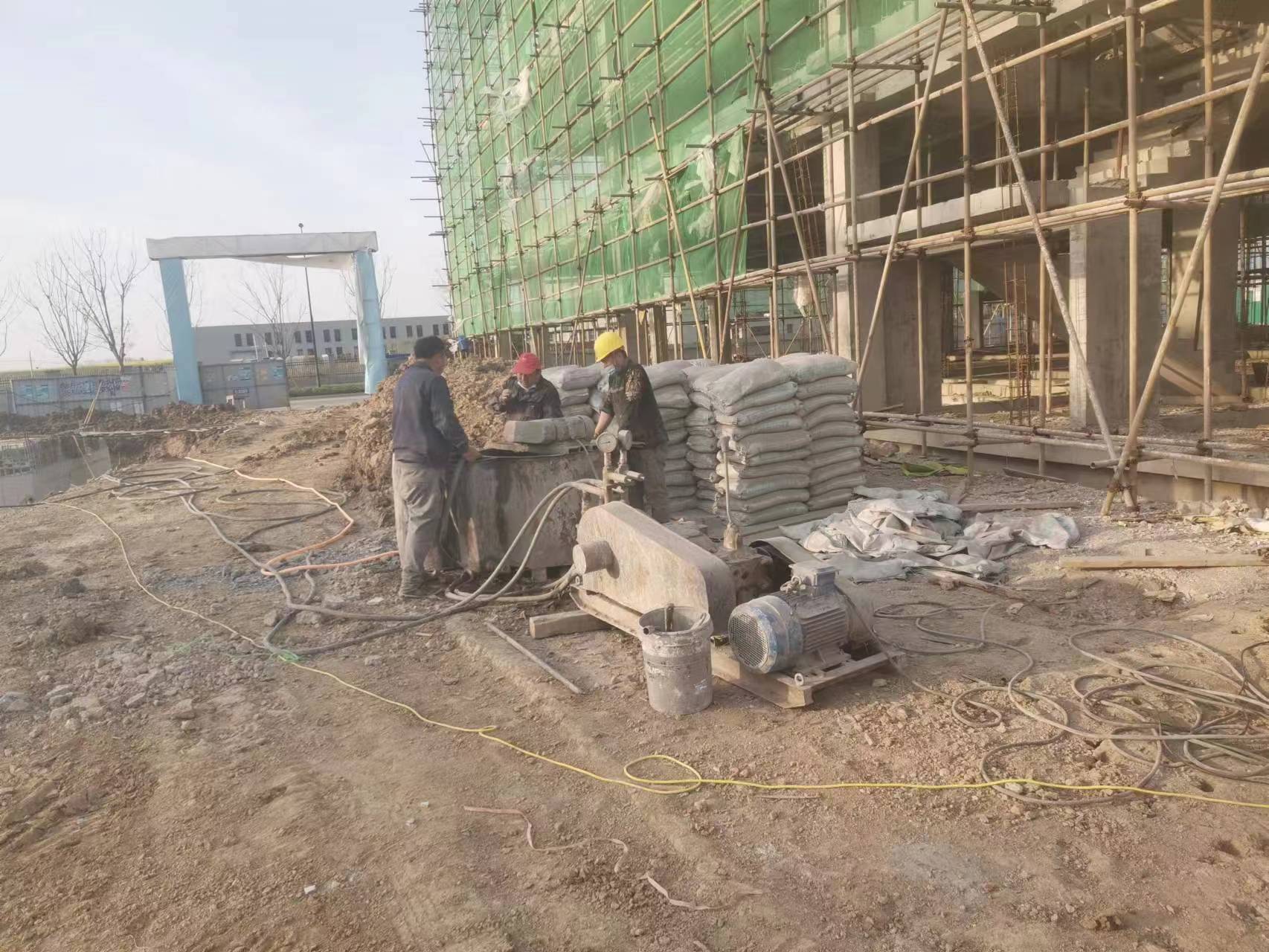 江汉别墅下沉注浆